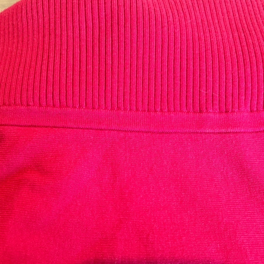 Kate Spade V-Neck Midi Dress in Bold Pink size Medium - Picture 13 of 13
